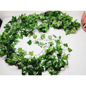 NWOT, 7 vines of Artificial Ivy Garland, 2m each